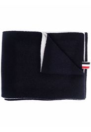 Thom Browne lobster intarsia-knit wool scarf - Blue