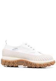 Thom Browne molded-sole lace-up duck shoes - White