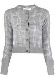 Thom Browne Pow cashmere crew neck cardigan - Grey