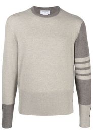 Thom Browne 4-Bar Stripe cashmere jumper - Neutrals