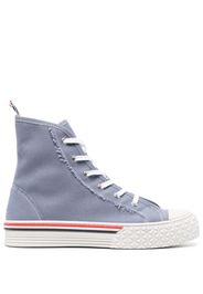 Thom Browne RWB-stripe high-top sneakers - Blue