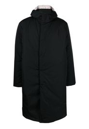 Thom Browne hodded padded maxi coat - Black