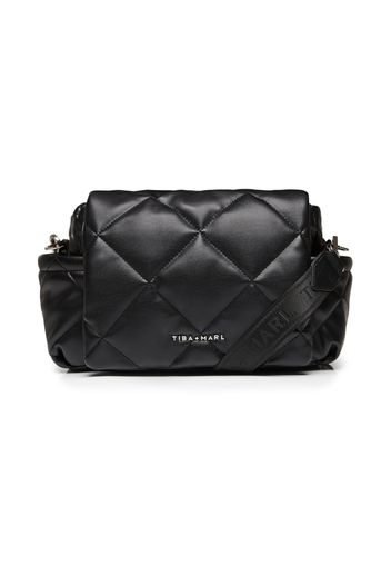 Tiba + Marl quilted changing bag - Black