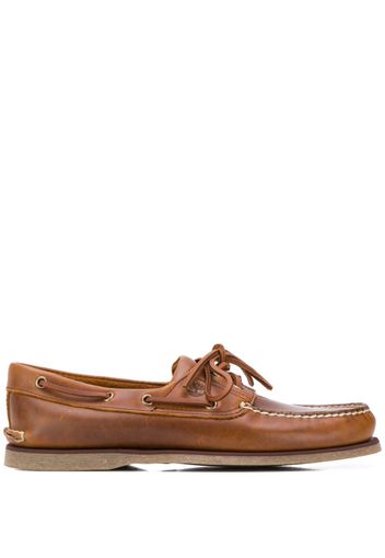 lace-up boat shoes