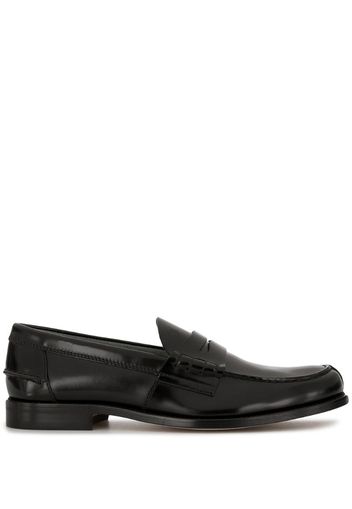 classic leather loafers