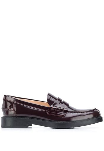 leather penny loafers