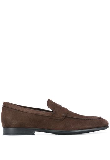 low-heel loafers