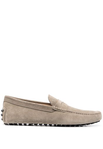 Tod's strap-detail loafers - Neutrals