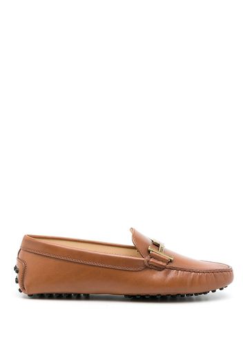 Tod's Double T Gommini loafers - Brown