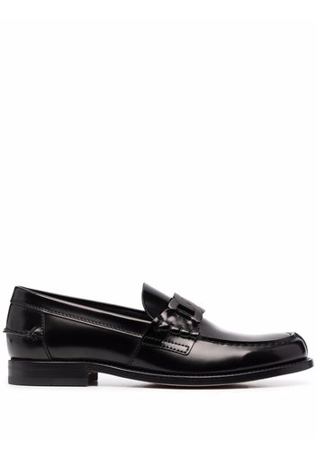 Tod's chain-link detail loafers - Black