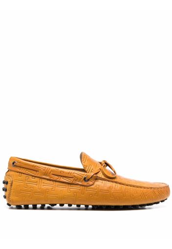 Tod's Gommino embossed loafers - Yellow