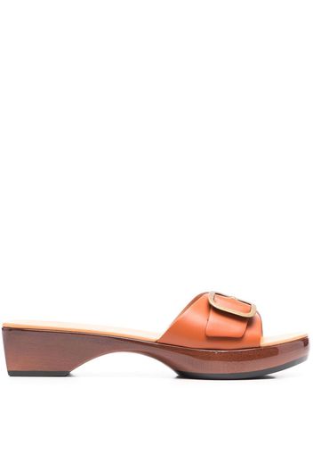 Tod's clog-style slides - Orange