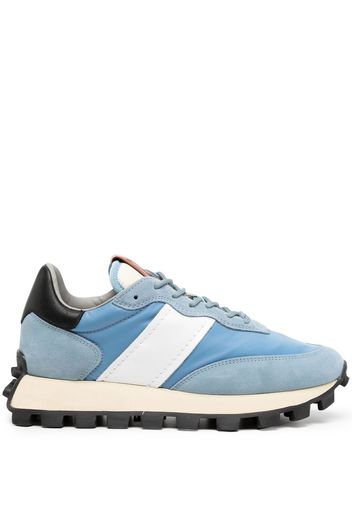 Tod's suede lo-top trainers - Blue