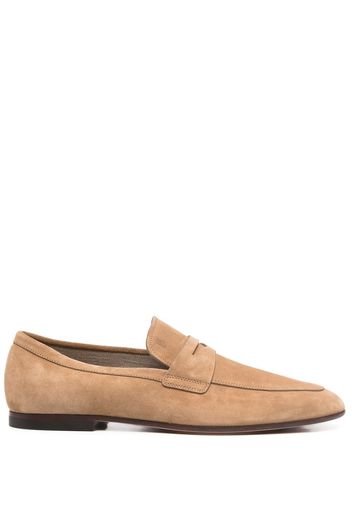 Tod's almond-toe penny loafers - Neutrals