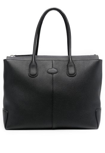 Tod's zipped shopper tote - Black