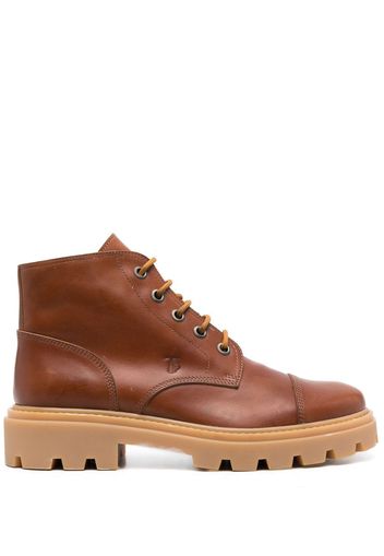 Tod's lace-up ankle boots - Brown