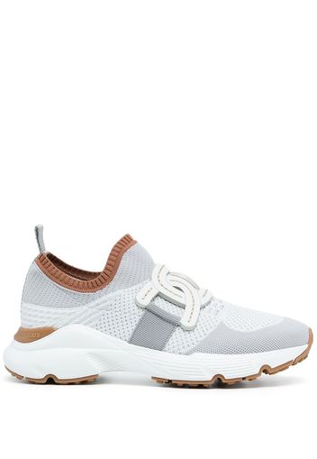 Tod's mesh panelled slip-on sneakers - White