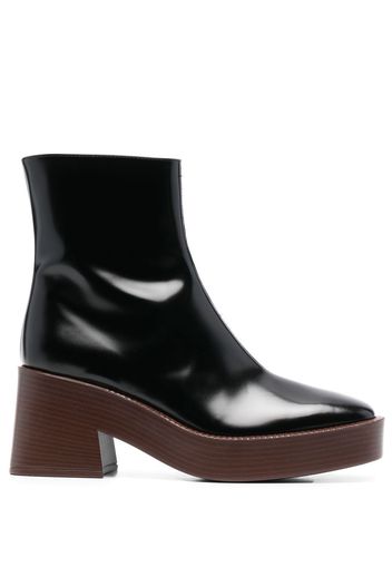 TOD'S platform 80mm ankle boots - Black