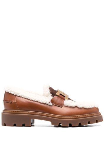 Tod's Kate horsebit-detail loafers - Brown
