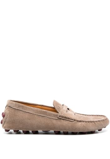 Tod's Gommino suede driving shoes - Brown