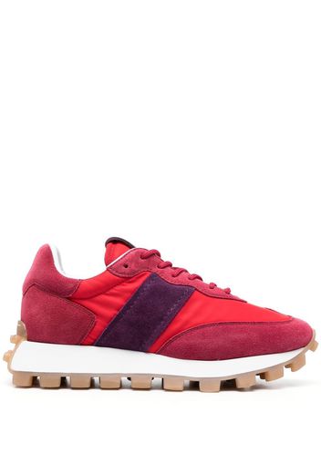 Tod's panelled low-top sneakers - Red