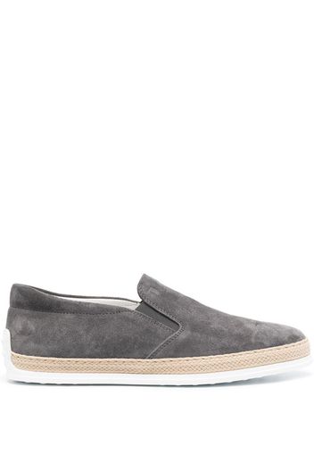 Tod's suede slip-on loafers - Grey