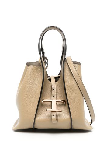 Tod's T Timeless leather tote bag - Neutrals