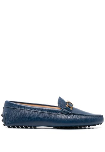 Tod's Gommino leather driving shoes - Blue