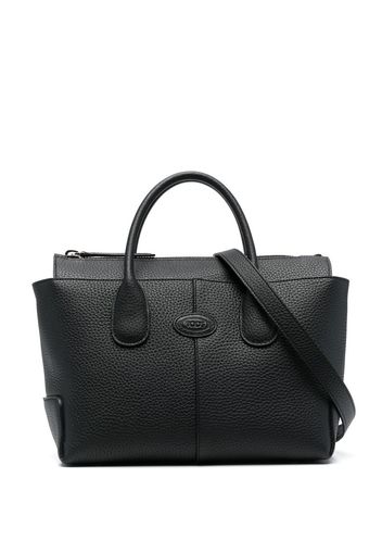 Tod's medium Di leather tote bag - Black