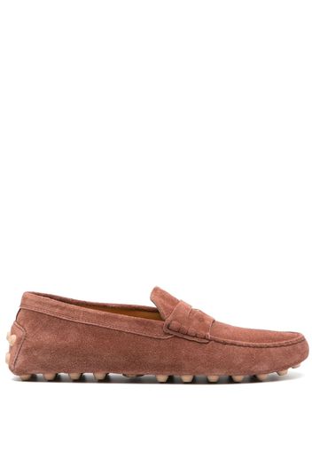 Tod's Gommino suede driving shoes - Brown