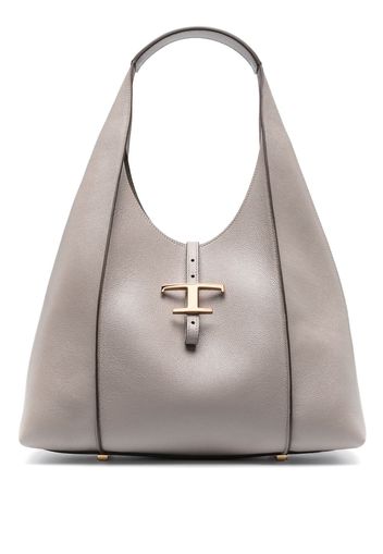 Tod's T Timeless leather tote bag - Grey