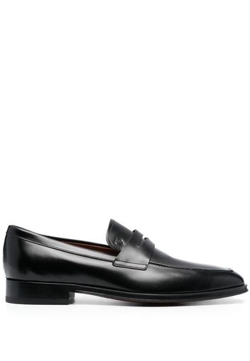 Tod's square-toe high-shine loafers - Black