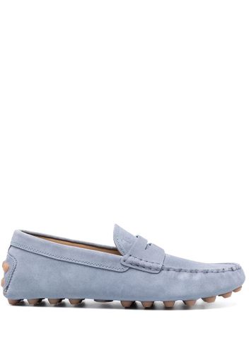 Tod's Gommino suede driving loafers - Blue