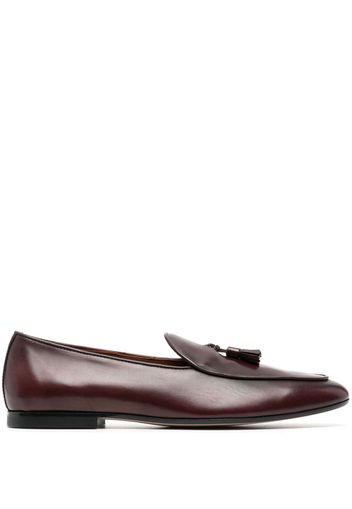 Tod's leather tassels loafers - Red