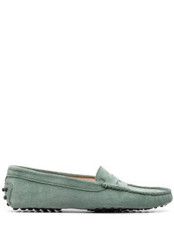 Tod's Gommino suede loafers - Green