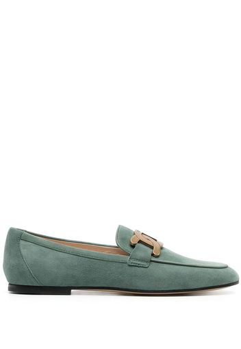 Tod's Kate suede loafers - Green