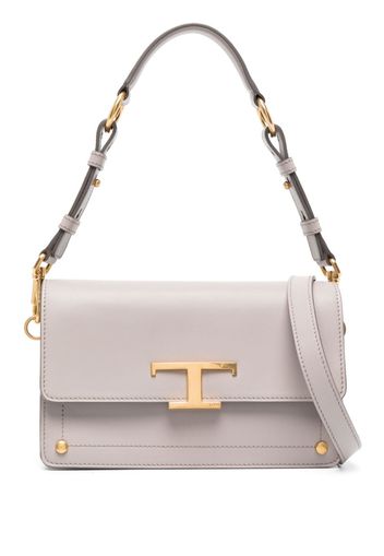 Tod's T Timeless leather shoulder bag - Grey