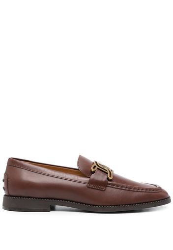 Tod's square-toe loafers - Brown
