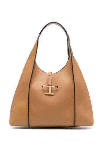 Tod's T Timeless leather tote bag - Brown