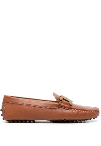 Tod's Kate Gommino leather loafers - Brown