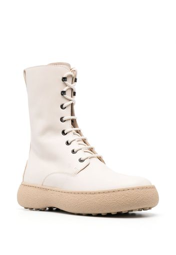 Tod's lace-up ankle boots - Neutrals