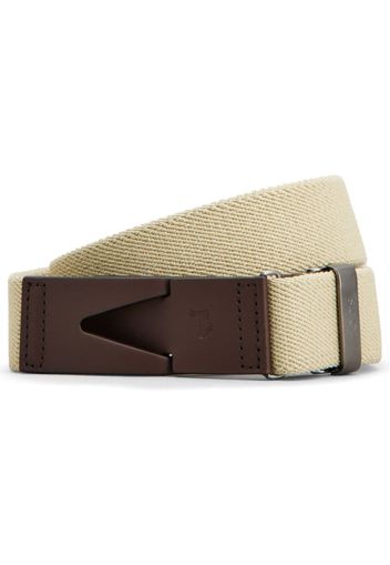 Tod's snap-buckle canvas belt - Neutrals