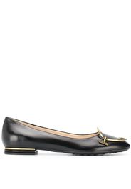 Tod's metal detailed ballerinas - Black