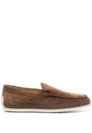 Tod's espadrille-detail loafers - Brown