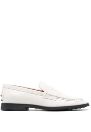 Tod's square-toe studded loafers - White