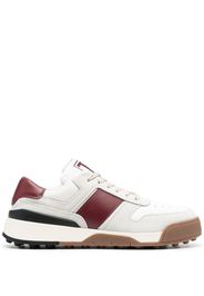 Tod's colour-block panelled sneakers - White