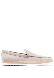 Tod's suede slip-on loafers - Neutrals