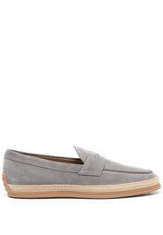 Tod's almond-toe loafers - Grey