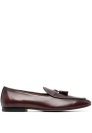 Tod's leather tassels loafers - Red