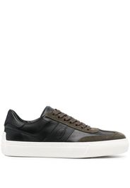 Tod's panelled leather sneakers - Black